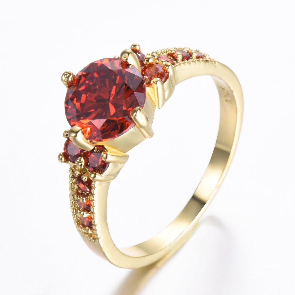 Elowen – Ruby Gold Ring