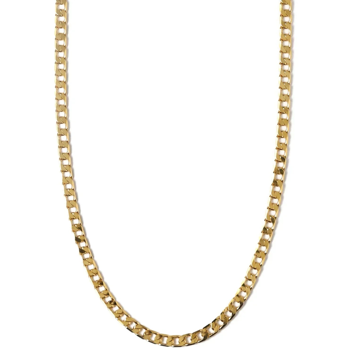 Mariana - Flat Link Curb Chain Necklace