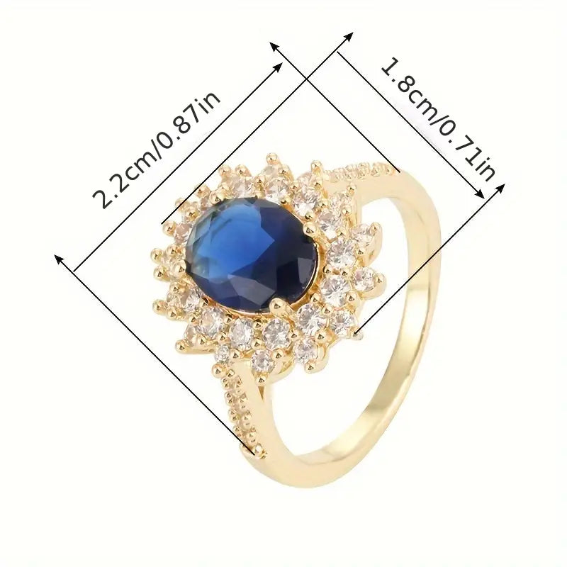 Althea – Sapphire Gold Ring