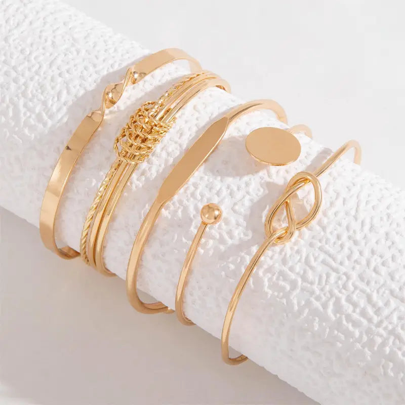 Alondra – Gold Bracelet Set