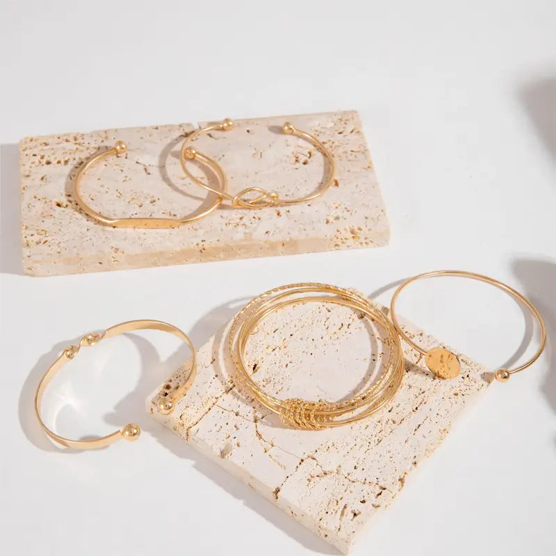 Alondra – Gold Bracelet Set