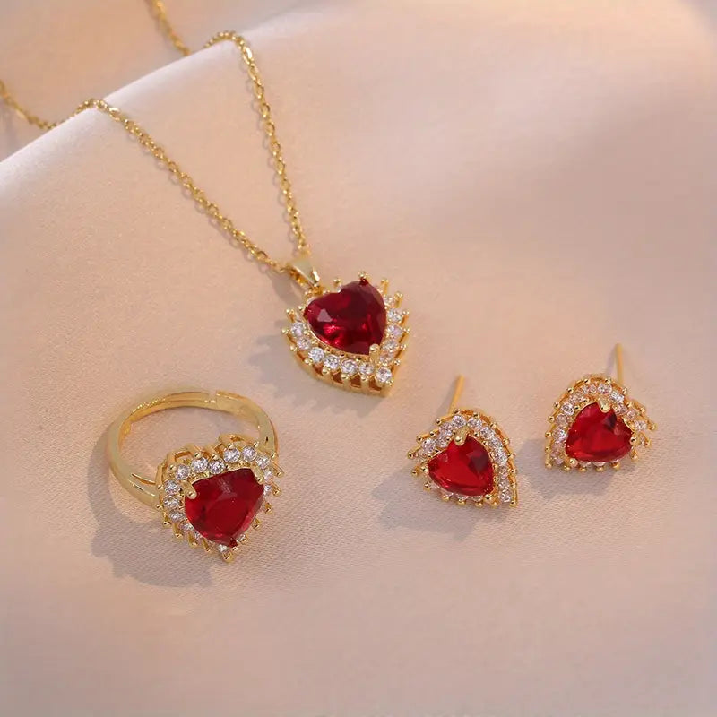 Aurelia – Heartcrest Gold Jewelry Set