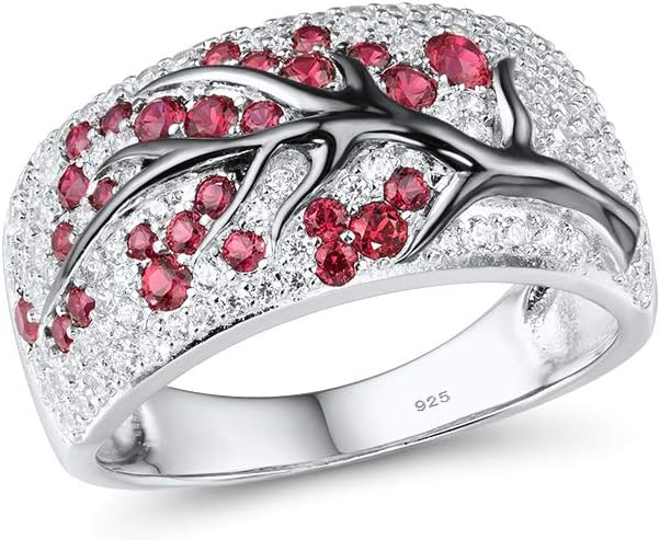 Elanora –  Blossom Tree White Gold Ring