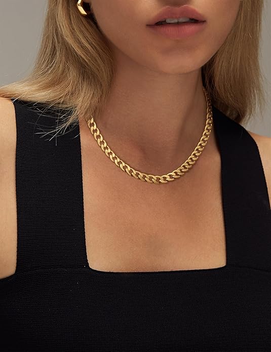 Riley - Chunky Cuban Link Necklace