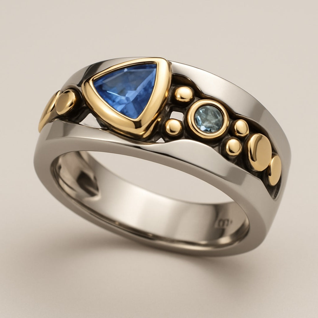 Laura – Blue Gem Statement Ring