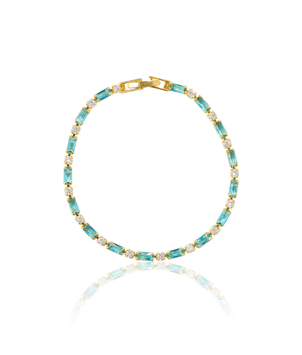 Lucia – Baguette Gold Bracelet