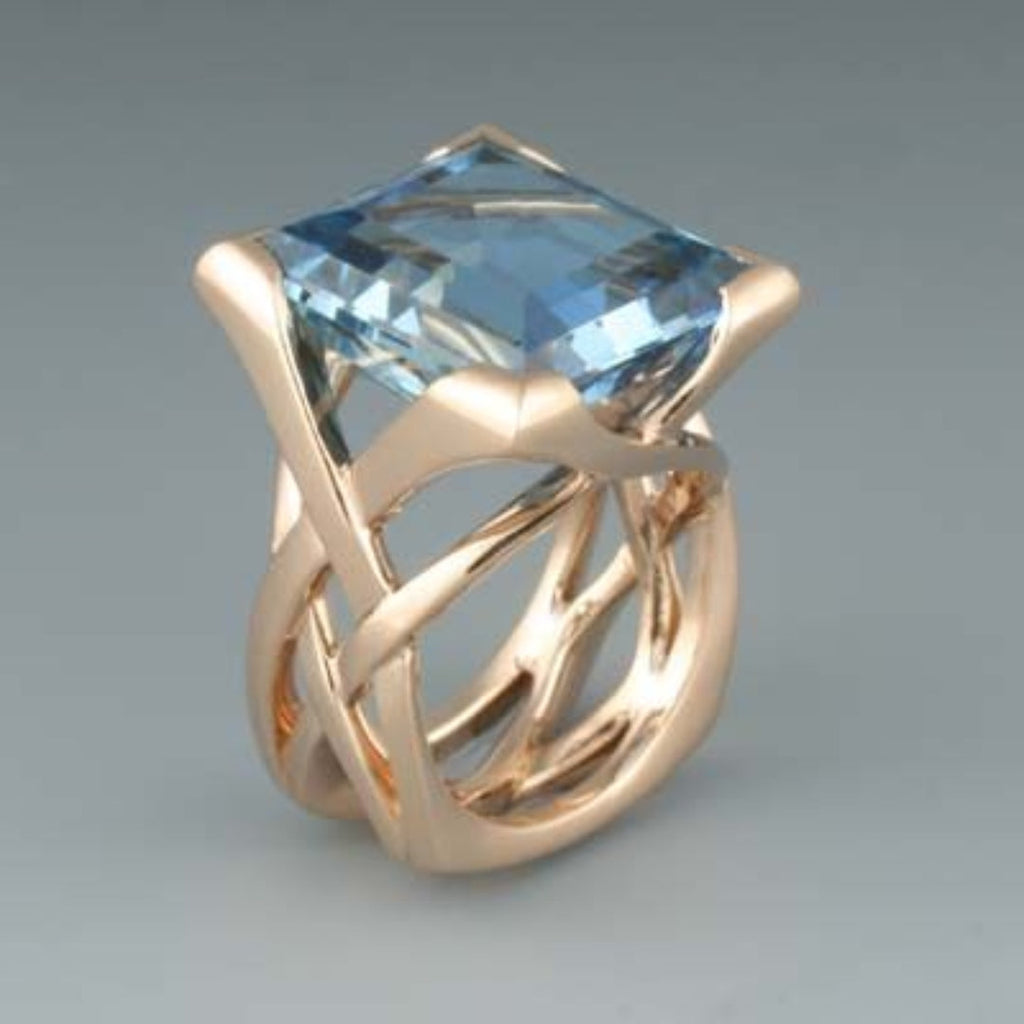Celeste – Blue Gem Statement Ring