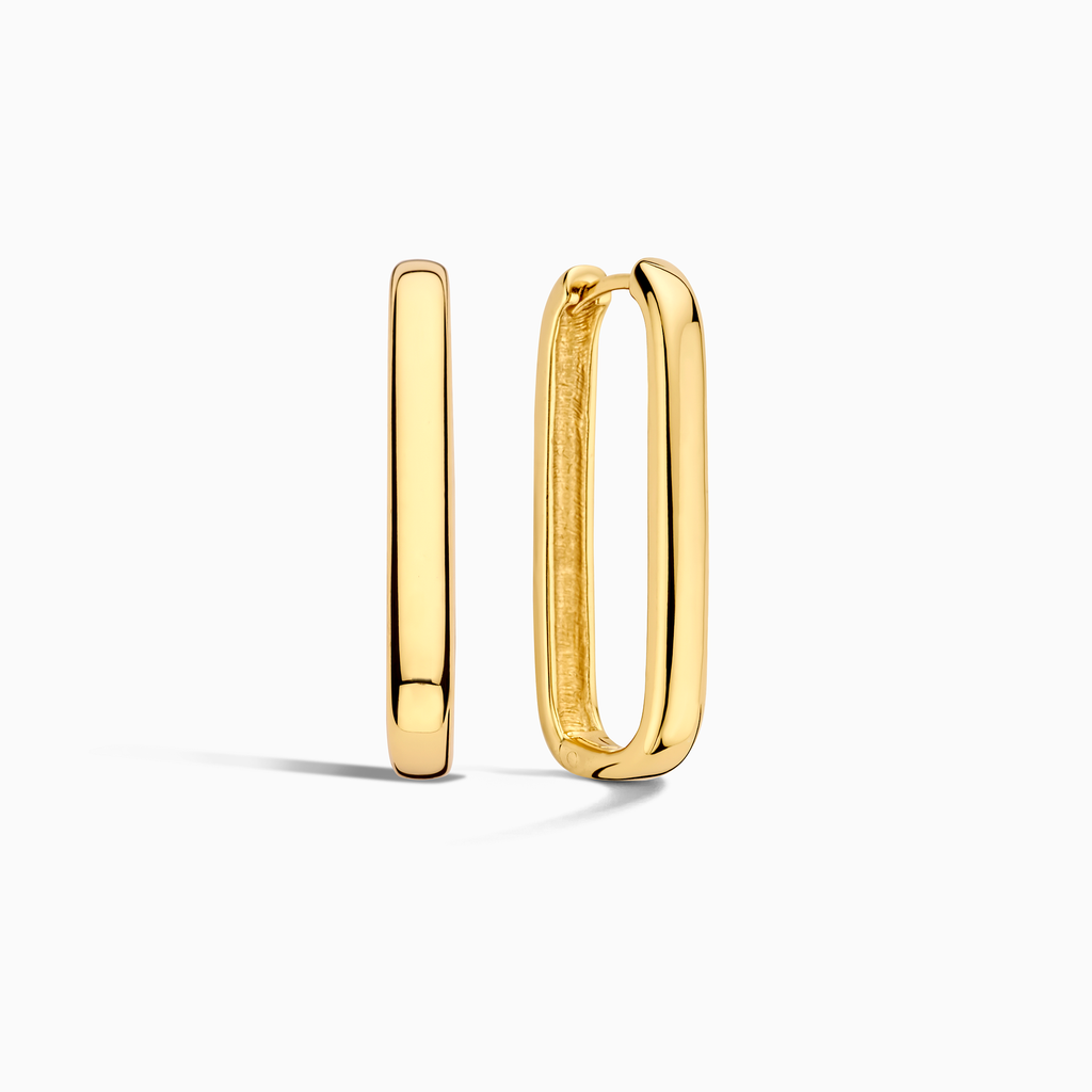 Isla – Sleek Gold Hoops