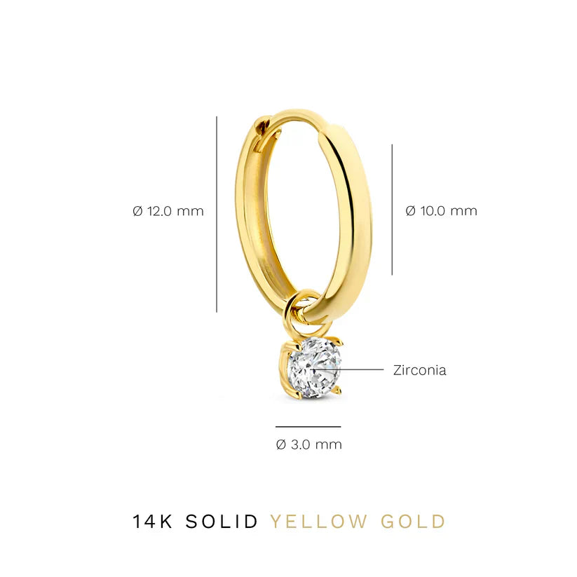 Ariana – Droplet Gold Earrings Set