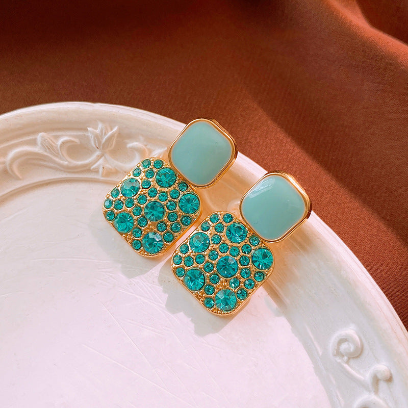 Tahlia – Ocean Crystal Cluster Earrings