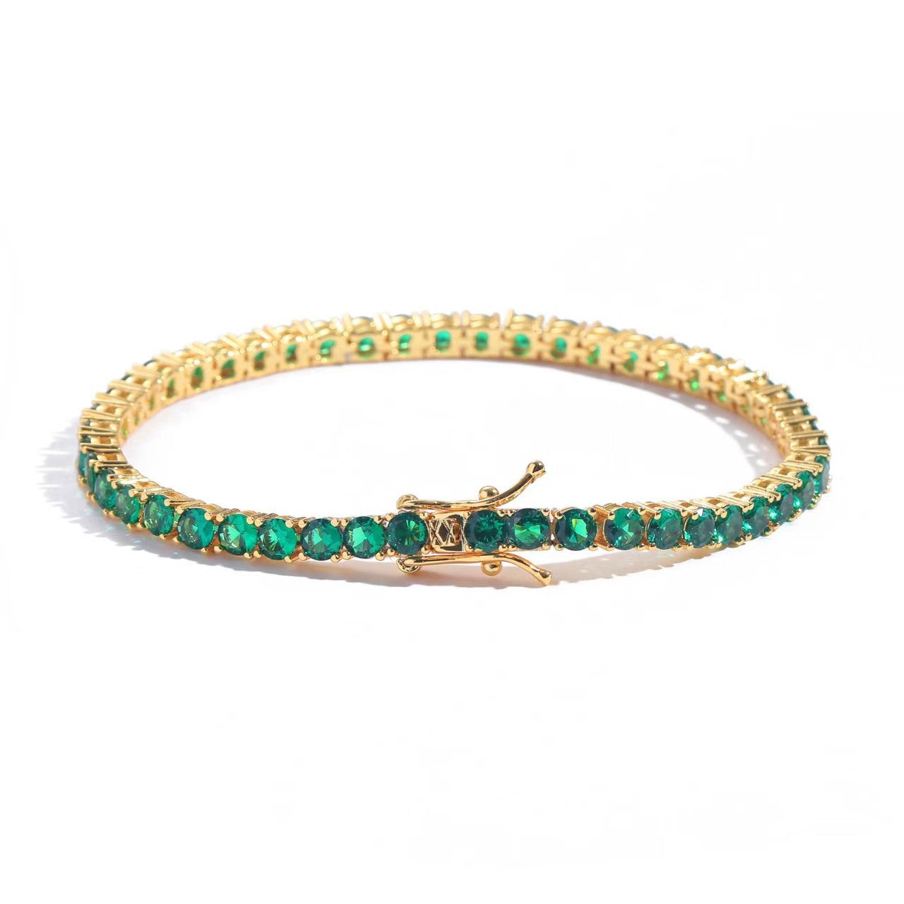 Camila – Emerald Tennis Bracelet