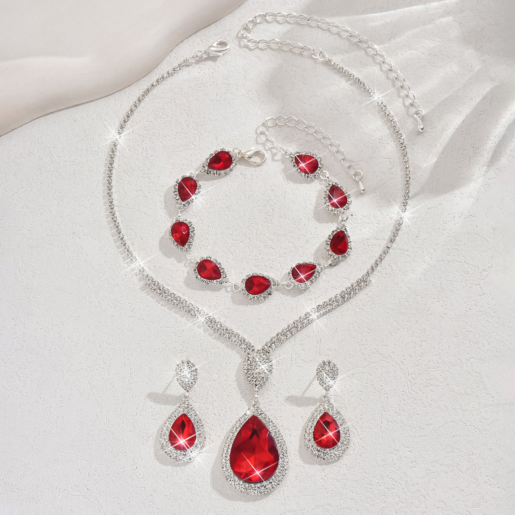 Valeria – Bloodwynne White Gold Jewelry Set