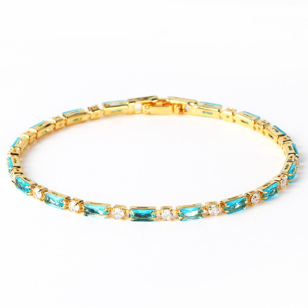 Lucia – Baguette Gold Bracelet