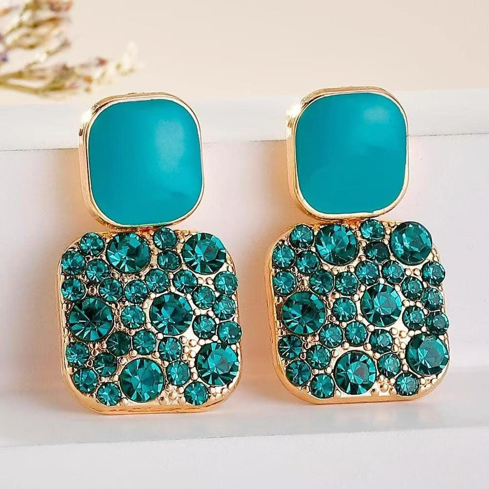Tahlia – Ocean Crystal Cluster Earrings