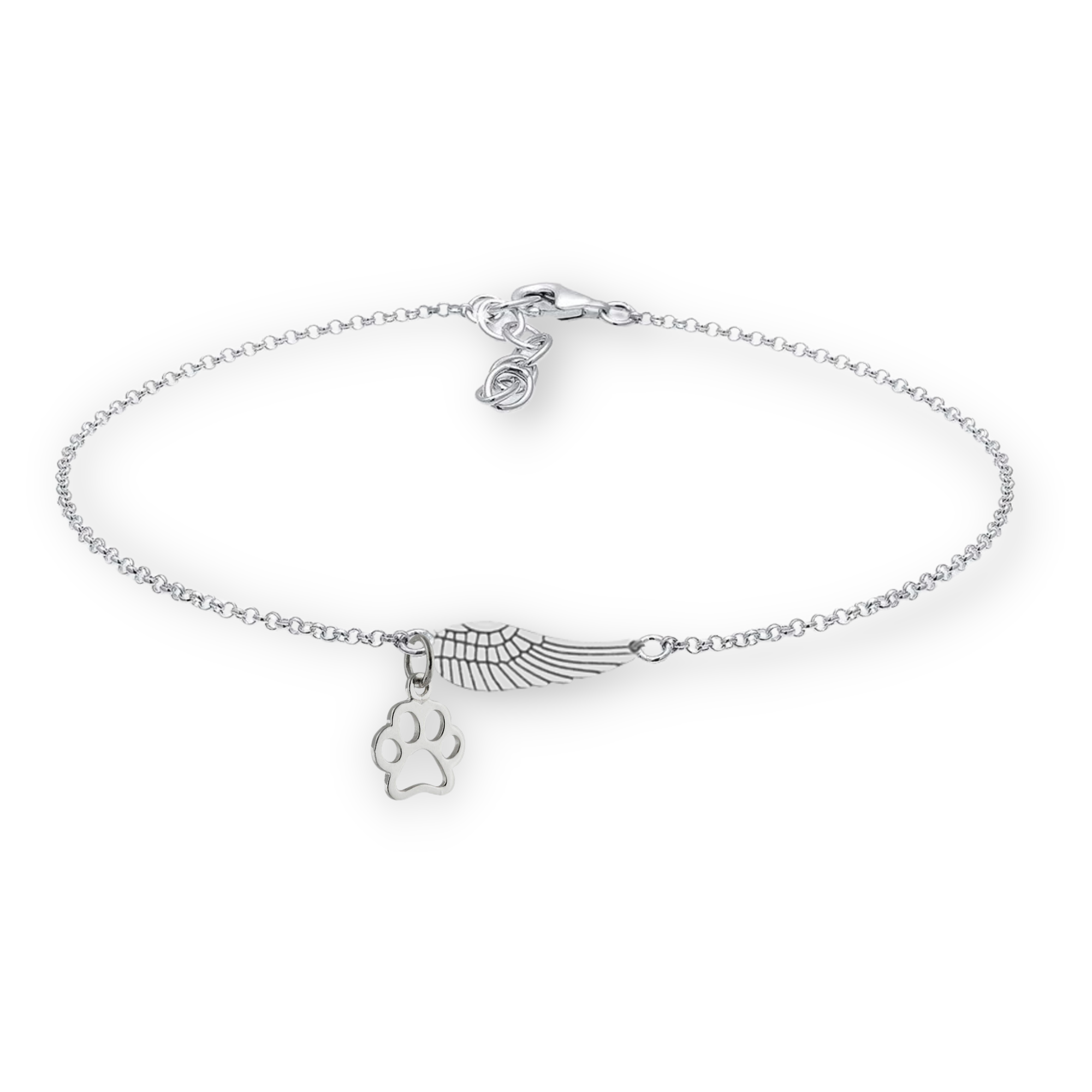 Elara – Angel Wing Paw Bracelet