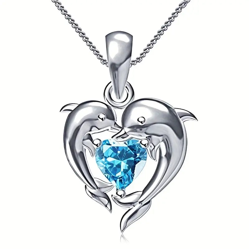 Marena – Heartcut White Gold Necklace