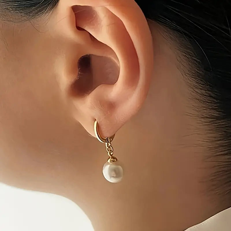 Marina – Pearled Drop Gold Jewelry Set