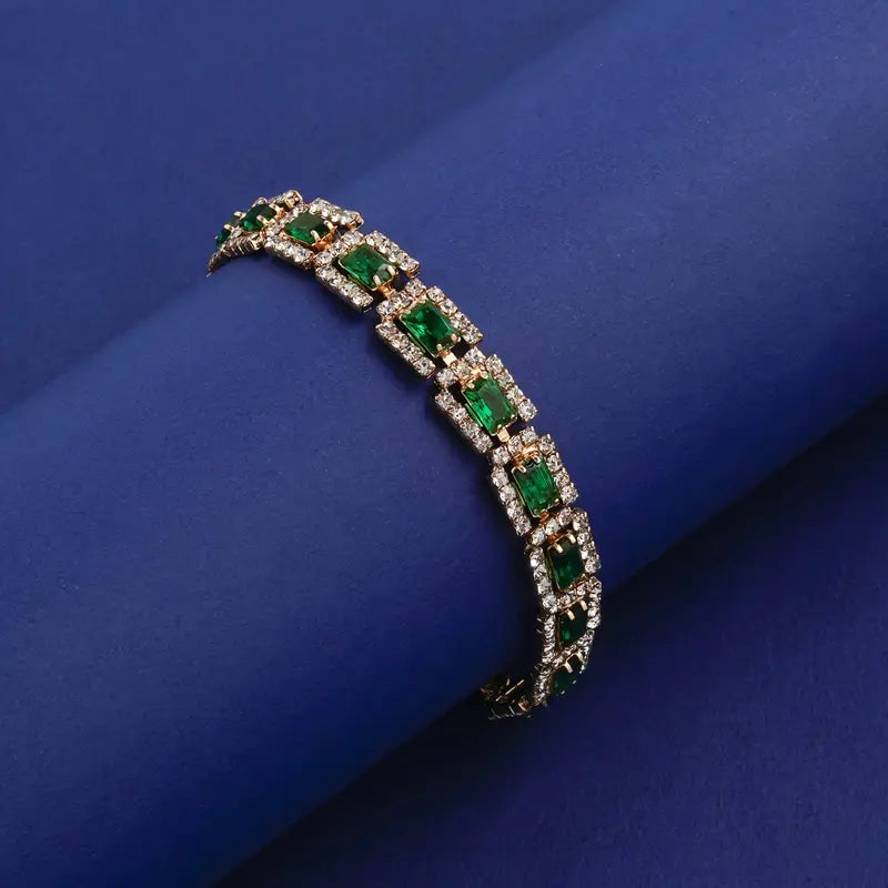 Mirabella – Emerald Statement Bracelet