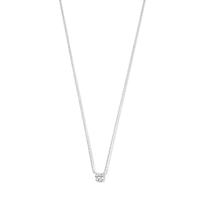Clara – Solitaire Gold Necklace