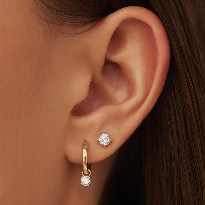 Ariana – Droplet Gold Earrings Set