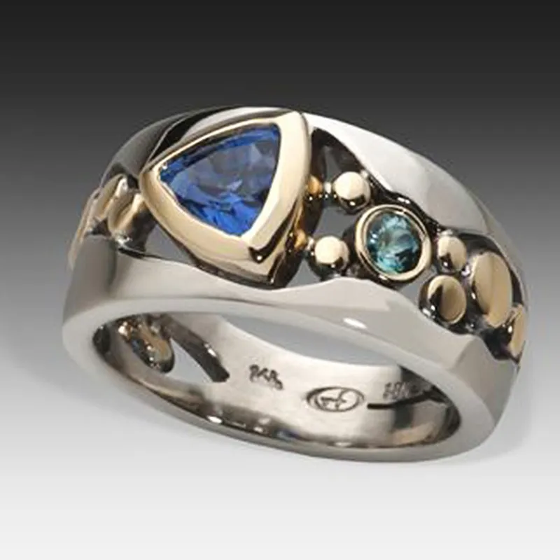 Laura – Blue Gem Statement Ring