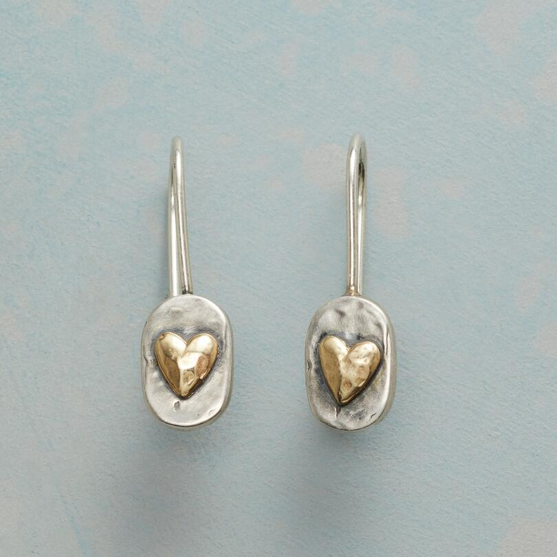 Maeve – Heart Accent Silver Earrings