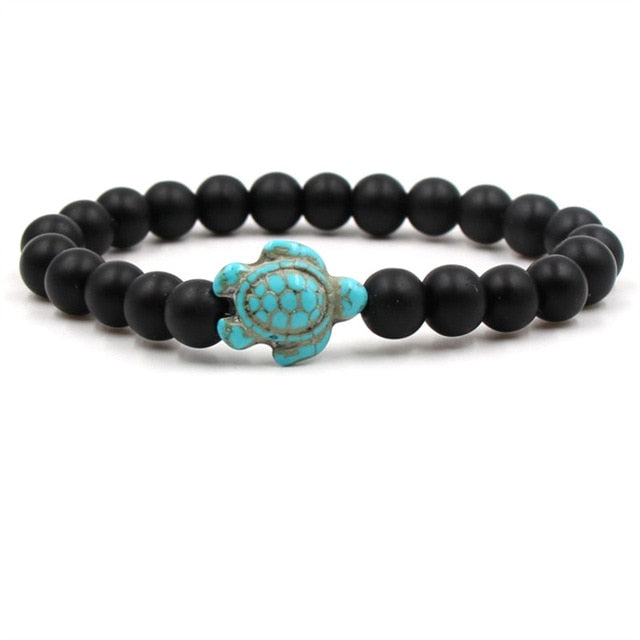 Selena – Turquoise Turtle Bead Bracelet