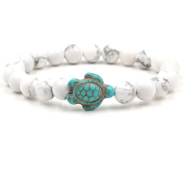 Selena – Turquoise Turtle Bead Bracelet