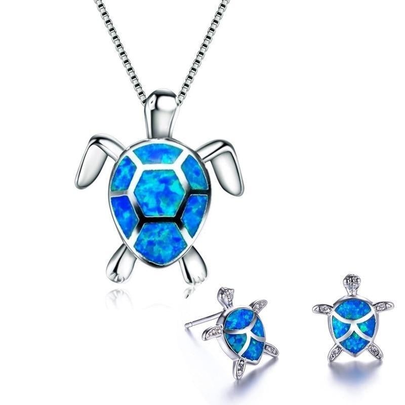 Kaia – Opal Sea Turtle Necklace