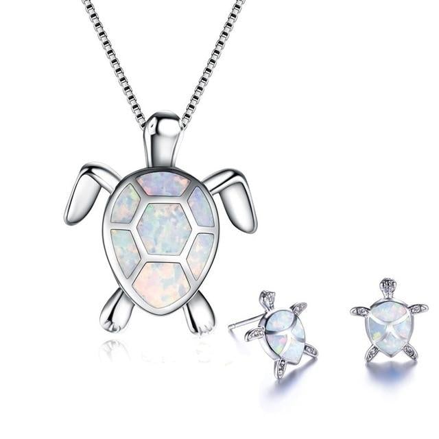 Kaia – Opal Sea Turtle Necklace