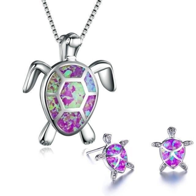 Kaia – Opal Sea Turtle Necklace
