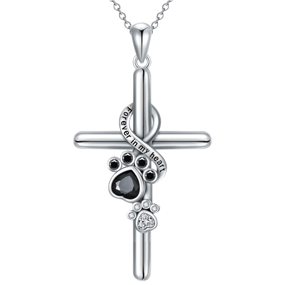 Selena – Paw Cross Memorial Necklace